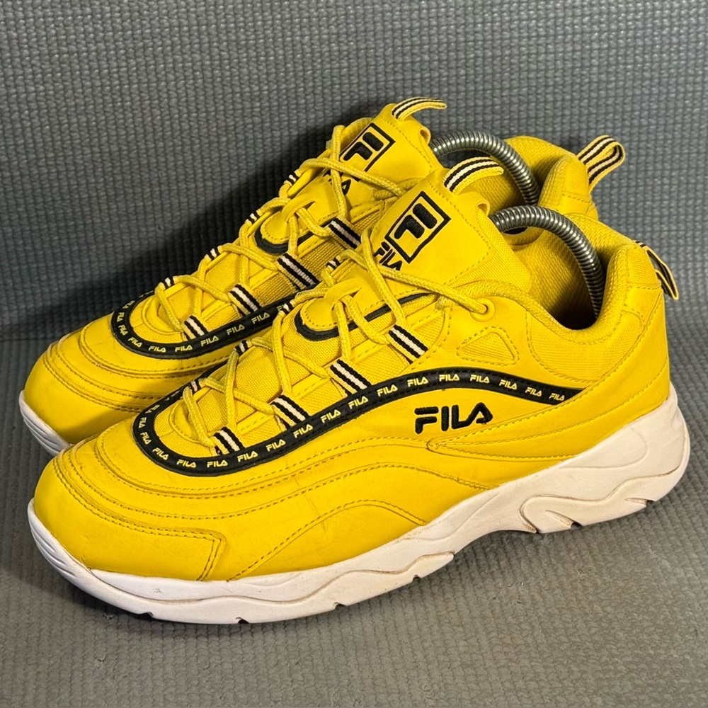 Fila Ray Repeat Yellow Fashion Shoes Men’s‎ Size 9